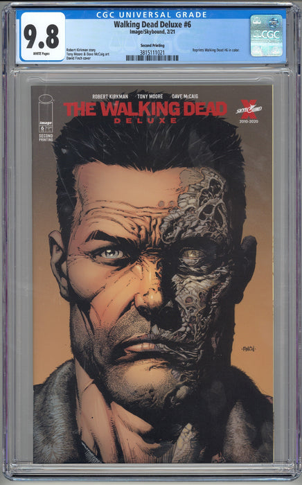 WALKING DEAD DELUXE #6 CGC 9.8 2ND PRINT