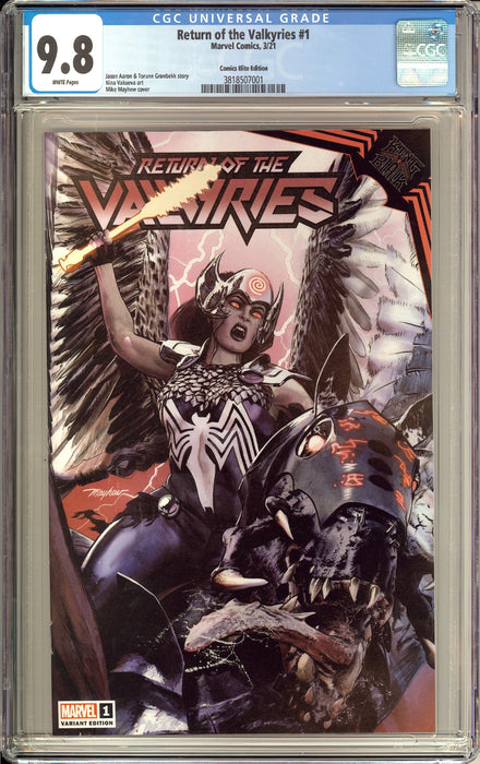 RETURN OF THE VALKYRIES #1 CGC 9.8 MAYHEW TRADE