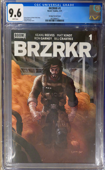 BRZRKR #1 CGC 9.6 GRAMPA 1:25