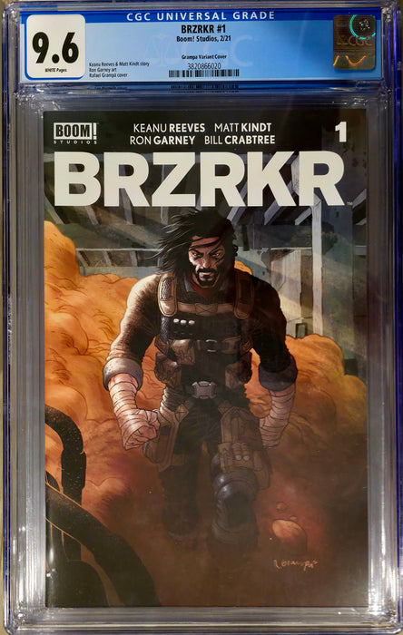 BRZRKR #1 CGC 9.6 GRAMPA 1:25