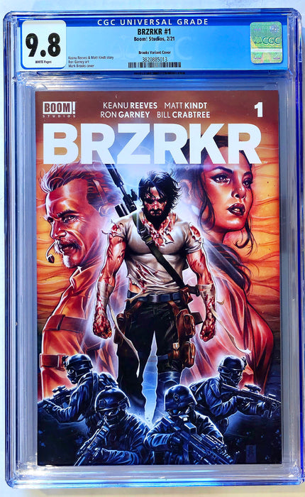 BRZRKR #1 CGC 9.8 BROOKS VARIANT COVER B