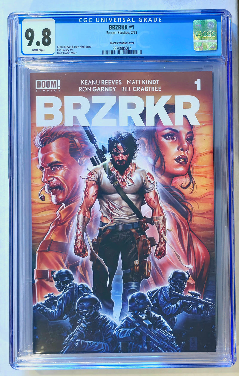 BRZRKR #1 CGC 9.8 BROOKS COVER B