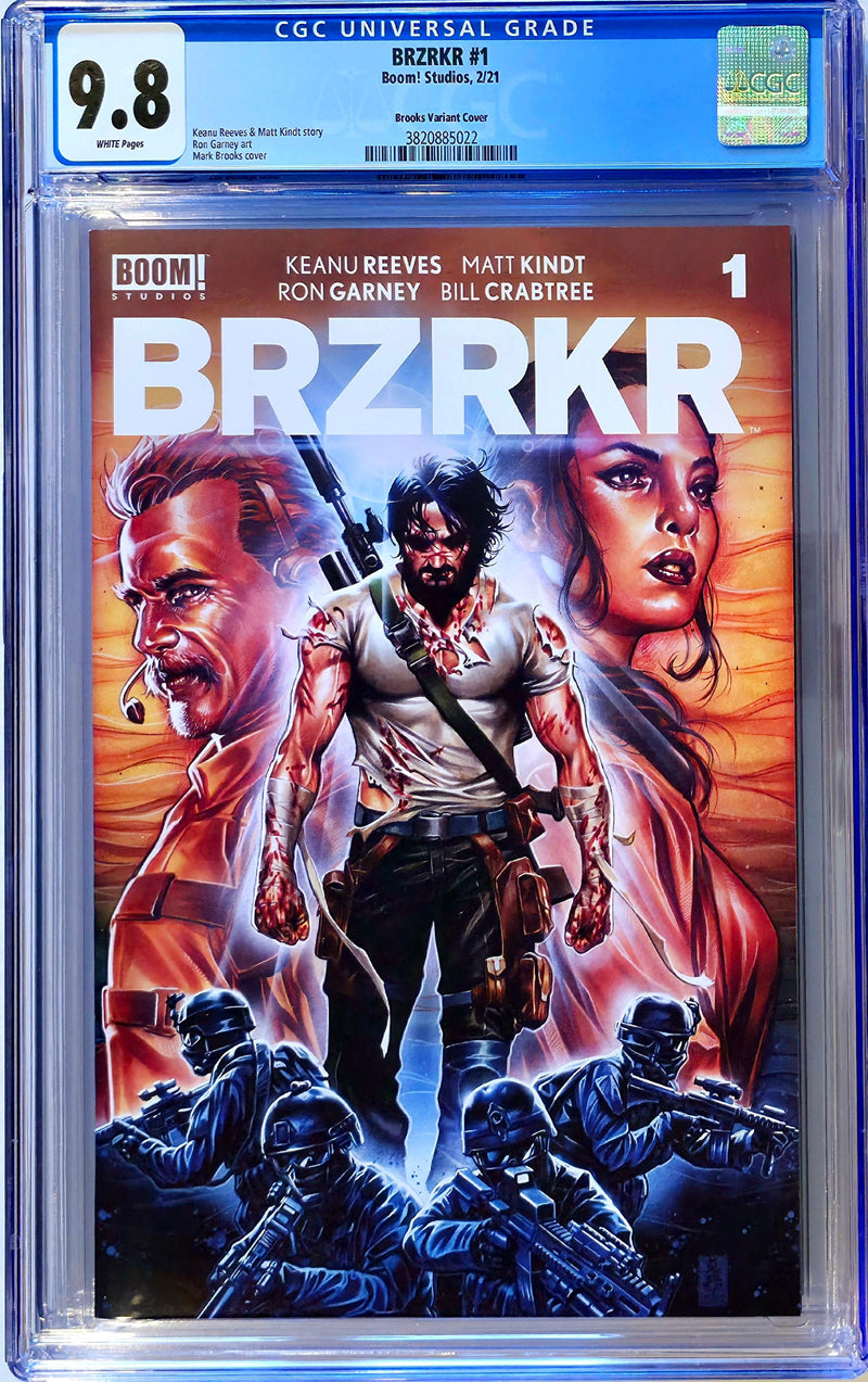 BRZRKR #1 CGC 9.8 BROOKS COVER B