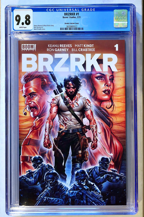 BRZRKR #1 CGC 9.8 BROOKS VARIANT COVER B