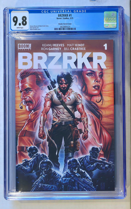 BRZRKR #1 CGC 9.8 BROOKS VARIANT COVER B