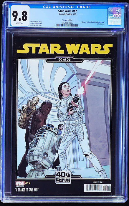 STAR WARS #20 CGC 9.8 CHRIS SPOURSE 40TH EMPIRE