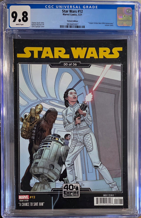 STAR WARS #20 CGC 9.8 CHRIS SPOURSE 40TH EMPIRE