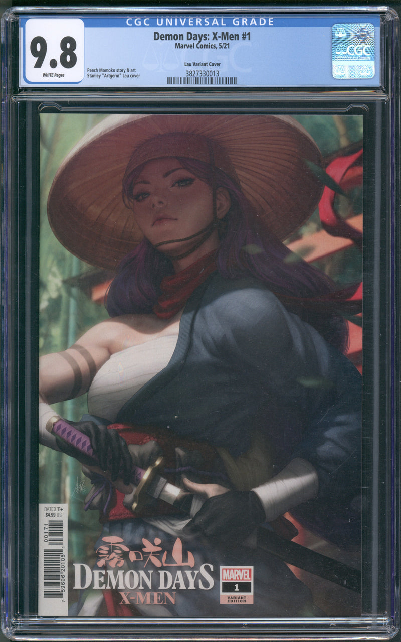 DEMON DAYS X-MEN #1 CGC 9.8 ARTGERM COVER