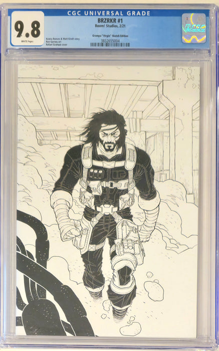 BRZRKR #1 CGC 9.8 GRAMPA VIRGIN SKETCH 1:100