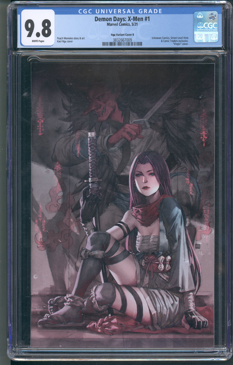 DEMON DAYS X-MEN #1 CGC 9.8 NGU VIRGIN B