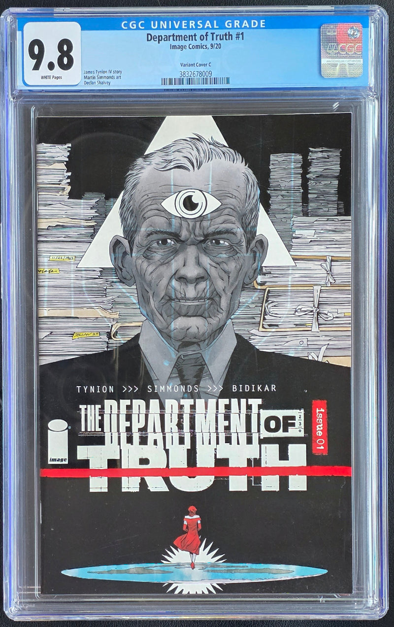 DEPARTMENT OF TRUTH #1 CGC 9.6 SHALVEY 1:10 INCV
