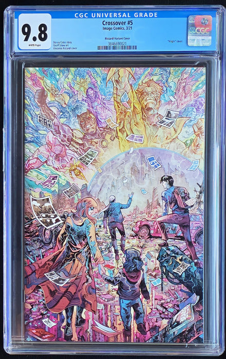 CROSSOVER #5 CGC 9.8 RICCARDI VIRGIN