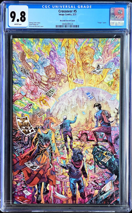 CROSSOVER #5 CGC 9.8 RICCARDI VIRGIN