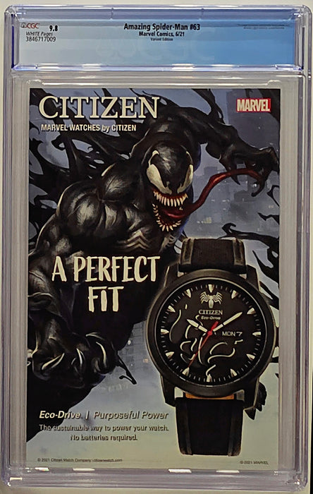 AMAZING SPIDER-MAN #63 CGC 9.8 HEROES REBORN VARIANT