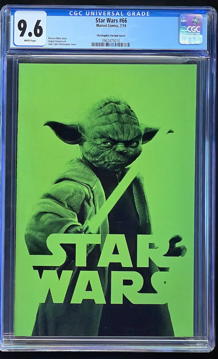 STAR WARS #66 CGC 9.6 JTC YODA ACTION FIGURE