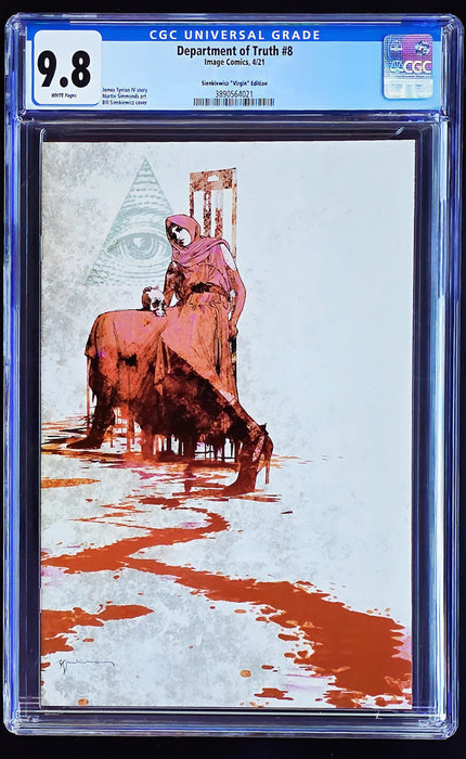 DEPARTMENT OF TRUTH #8 CGC 9.8 SIENKIEWICZ