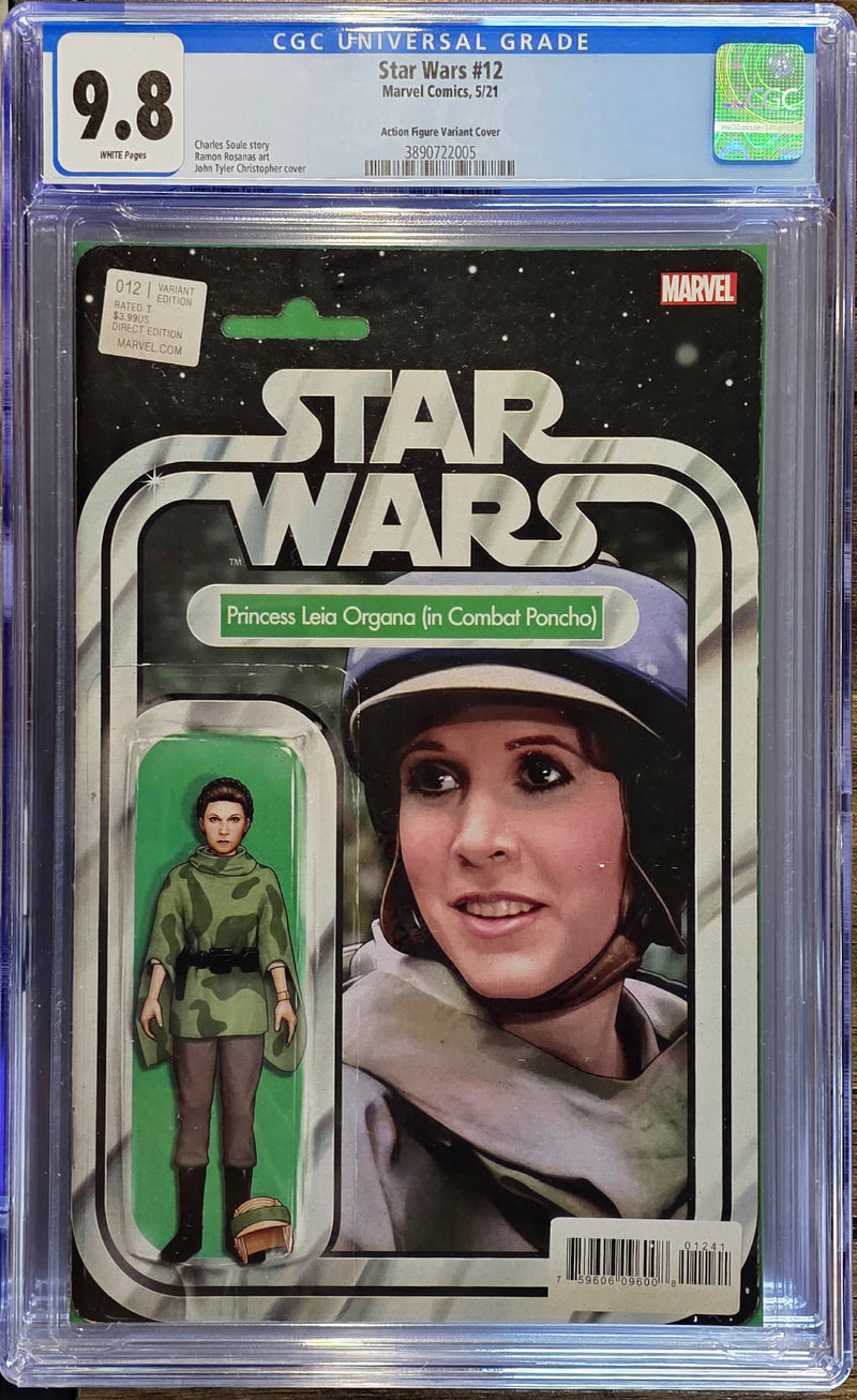 STAR WARS #12 CGC 9.8 JTC プリンセス・レイア 戦闘用ポンチョ姿