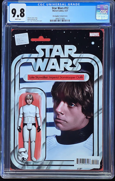 STAR WARS #12 CGC 9.8 JTC LUKE STORMTROOPER ACTION FIGURE