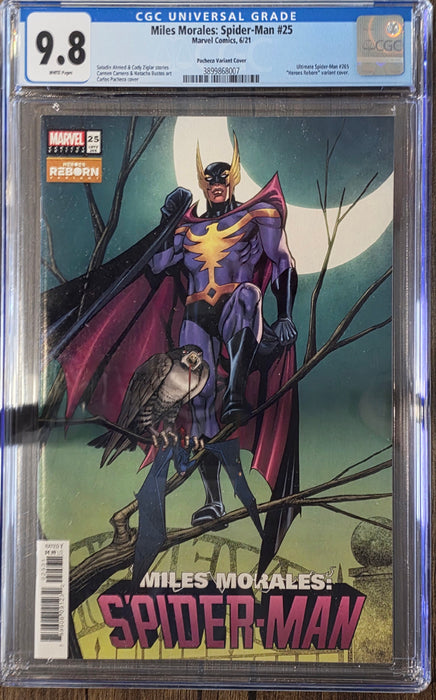MILES MORALES SPIDER-MAN #25 CGC 9.8 PACHECO