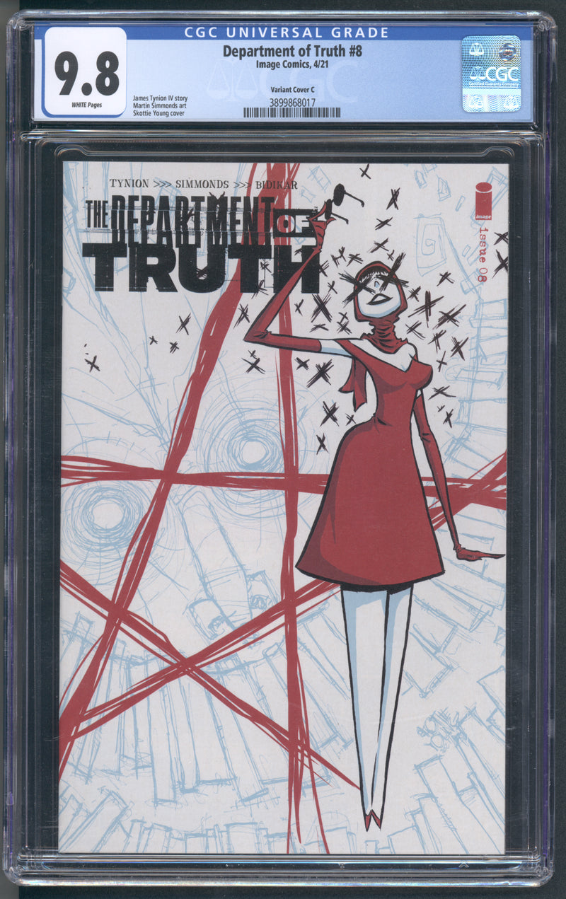 DEPARTMENT OF TRUTH #8 CGC 9.8 SKOTTIE YOUNG