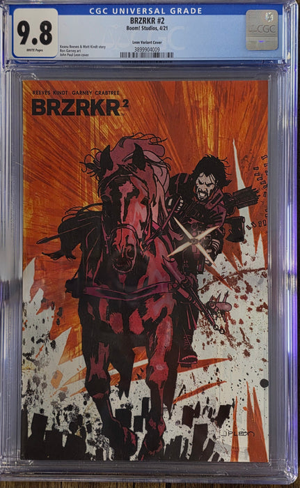 BRZRKR #2 CGC 9.8 LEON