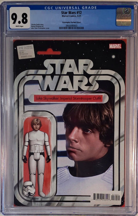 STAR WARS #12 CGC 9.8 JTC LUKE STORMTROOPER ACTION FIGURE