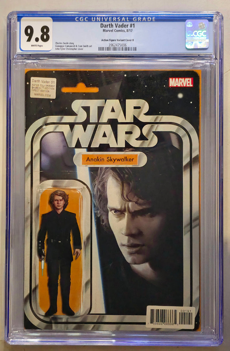 STAR WARS ダース・ベイダー #1 CGC 9.8 JTC アクションフィギュア アナキン・スカイウォーカー