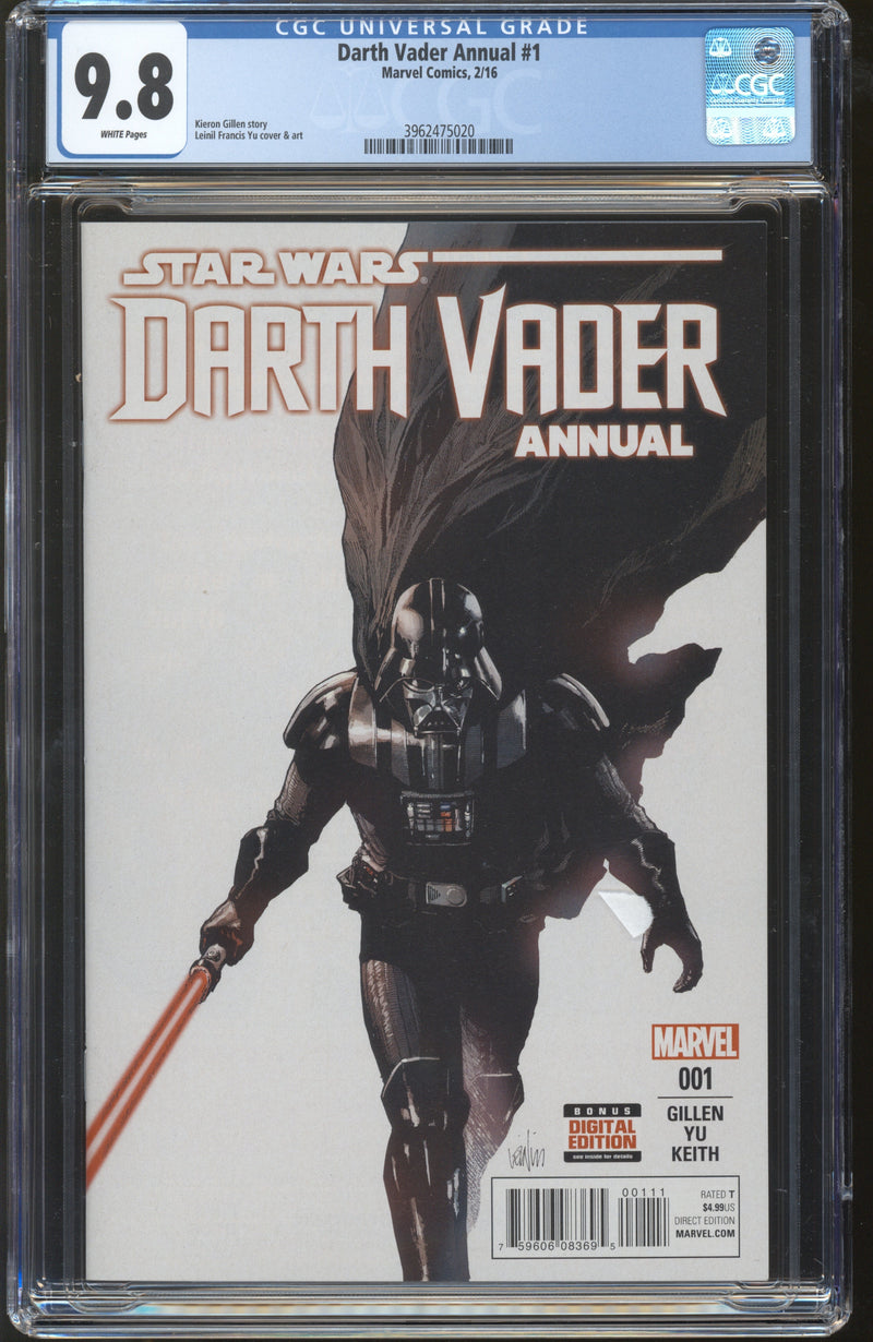 STAR WARS DARTH VADER ANNUAL #1 CGC 9.8