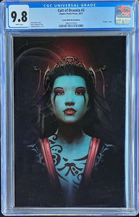 CULT OF DRACULA #2 CGC 9.8 SHANNON MAER METAL EDITION