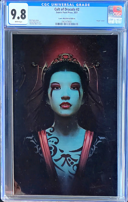 CULT OF DRACULA #2 CGC 9.8 SHANNON MAER METAL EDITION