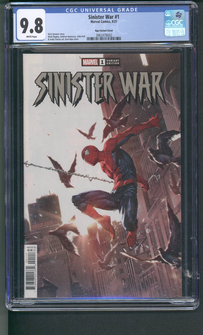 シンイスター・ウォー #1 NGU VARIANT CGC 9.8