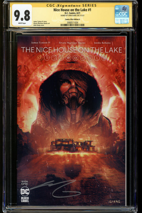 NICE HOUSE ON THE LAKE #1 CGC SS 9.8 SIGNED BY COVER ARTIST JOHN GIANG EDITION A