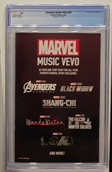 AMAZING SPIDER-MAN #85 CGC 9.8 MOMOKO