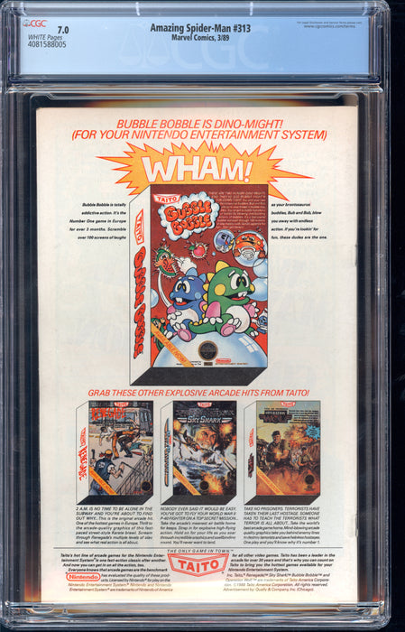 AMAZING SPIDER-MAN #313 TOOD MCFARLANE COVER 1989