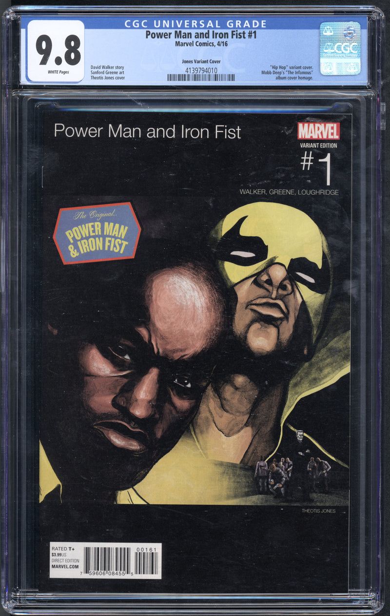 POWER MAN AND IRON FIST #1 CGC 9.8 HIP-HOP VARIANT