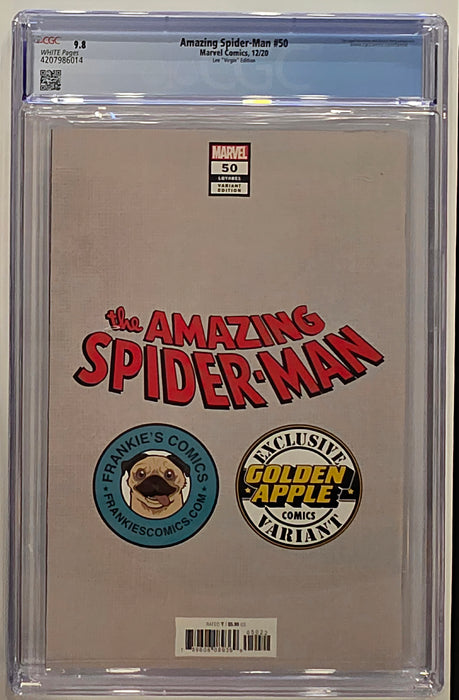 AMAZING SPIDER-MAN #50 CGC 9.8 JEEHYUNG LEE VIRGIN EDITION