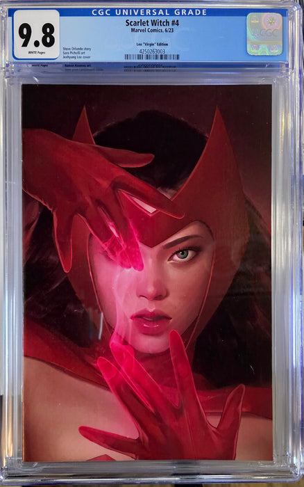 SCARLET WITCH #4 CGC 9.8 Jeehyung Lee VIRGIN