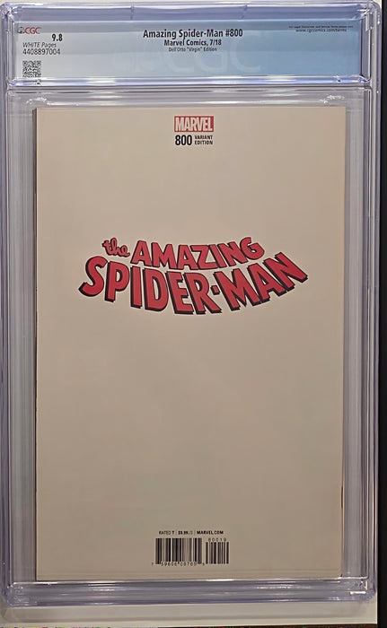 AMAZING SPIDER-MAN #800 CGC 9.8 1:200 Dell Otto Virgin