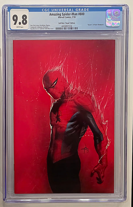 AMAZING SPIDER-MAN #800 CGC 9.8 1:200 Dell Otto Virgin