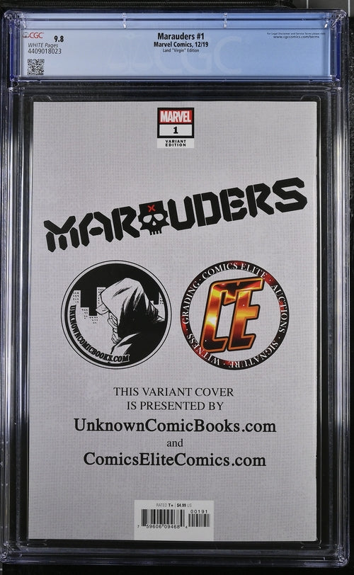 MARAUDERS #1 CGC 9.8 GREG LAND VIRGIN