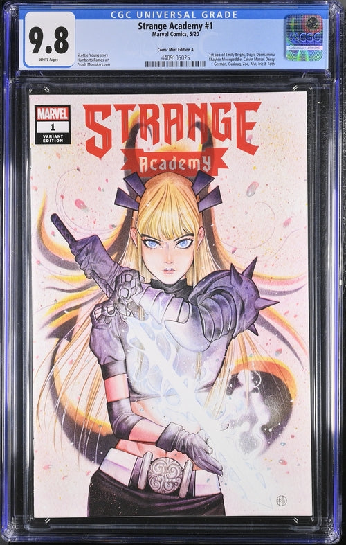 ストレンジ・アカデミー #1 CGC 9.8 ピーチ・モモコ トレード 2020