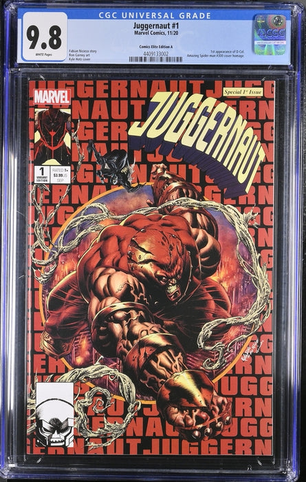 JUGGERNAUT #1 CGC 9.8 HOTZ COVER COMICS ELITE EDITION A