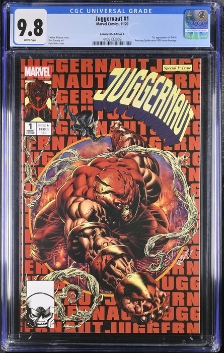 JUGGERNAUT #1 CGC 9.8 HOTZ COVER COMICS ELITE EDITION A
