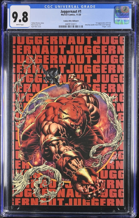 JUGGERNAUT #1 CGC 9.8 HOTZ VIRGIN COMICS ELITE EDITION B