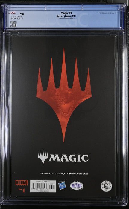 MAGIC THE GATHERING #1 CGC 9.8 SHANNON MAER VIRGIN SCORPION COMICS EDITION D
