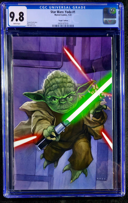 STAR WARS YODA #1 CGC 9.8 1:100 PHIL NOTO VIRGIN EDITION