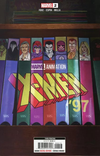 X-MEN '97 #2 3RD PRINT MARVEL ANIMATION