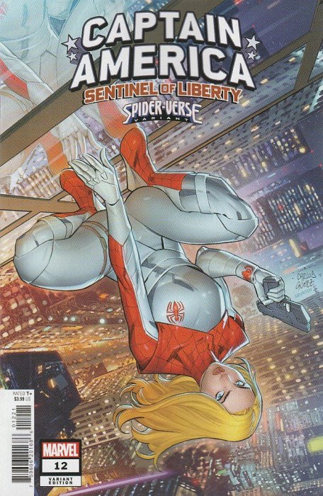 CAPTAIN AMERICA SENTINEL OF LIBERTY #12 CARLOS GOMEZ SPIDER-VERSE VARIANT