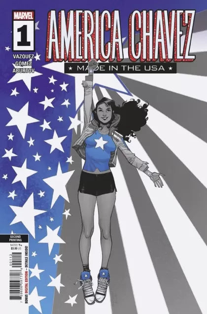 America Chavez Made In The USA #1 Cover E 2nd Ptg Sara Pichelli Variant Cover