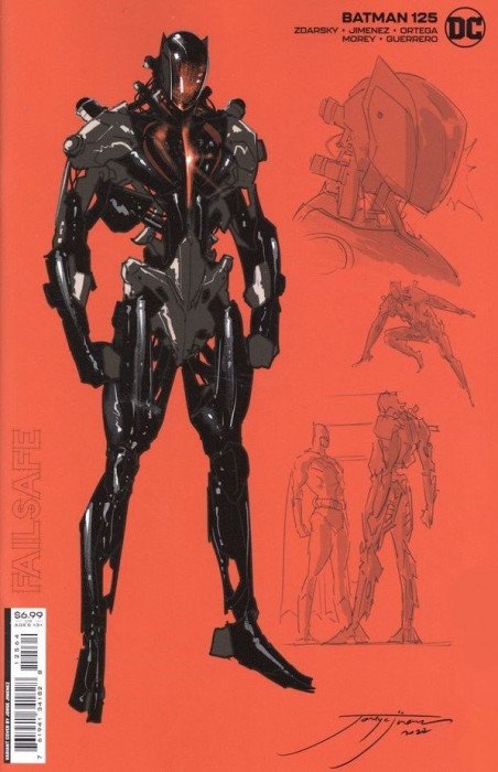 BATMAN #125 JORGE JIMENEZ FAILSAFE PROTOCOL CARD STOCK CVR